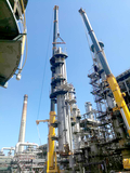 2016年天津石化炼油部反应塔整体更换，使用500吨吊车吊装施工2.png
